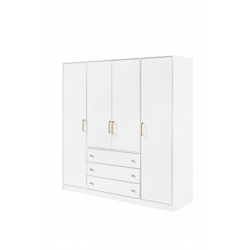 Skapis RETRO D4, balts